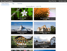 Tablet Screenshot of photos.borngeek.com